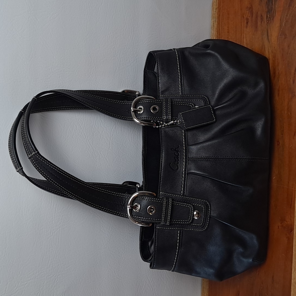 Coach Black Satchel